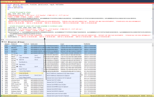 CSV list of selected cells grouped by column